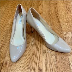 Cole Haan Patent Leather Pumps Nude Size 8.5